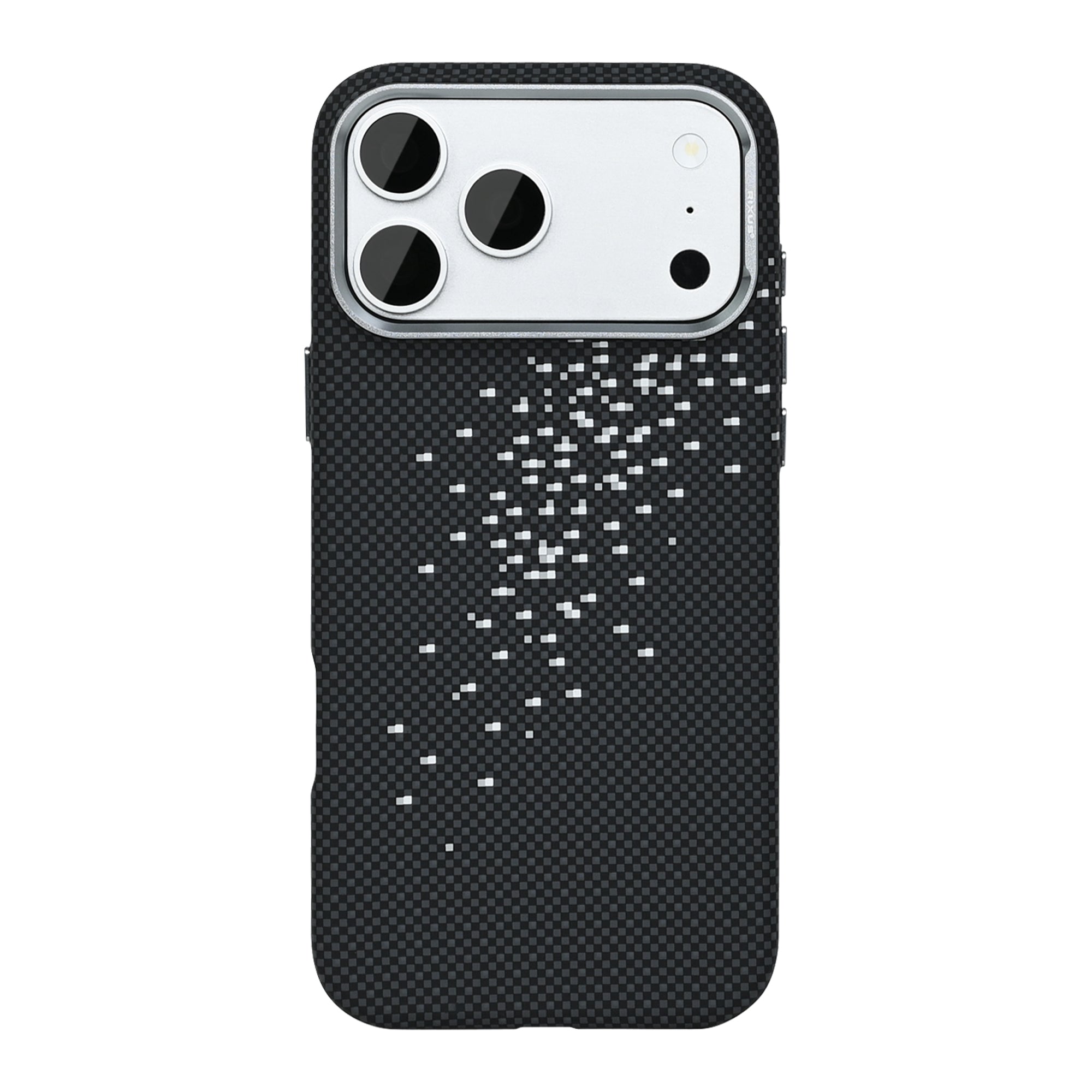 Rixus Alpine Ultra-Slim Case With MagSafe Compatible RXD022 For Apple iPhone 17 Pro Galaxy Black