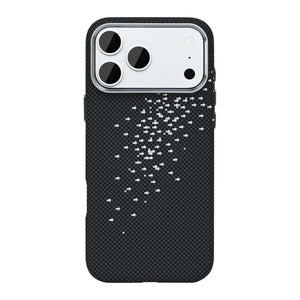 Rixus Alpine Ultra-Slim Case With MagSafe Compatible RXD022 For Apple iPhone 17 Pro Galaxy Black