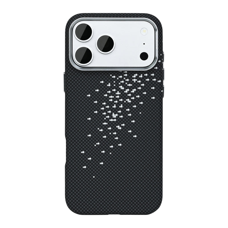 Rixus Alpine Ultra-Slim Case With MagSafe Compatible RXD022 For Apple iPhone 17 Pro Galaxy Black