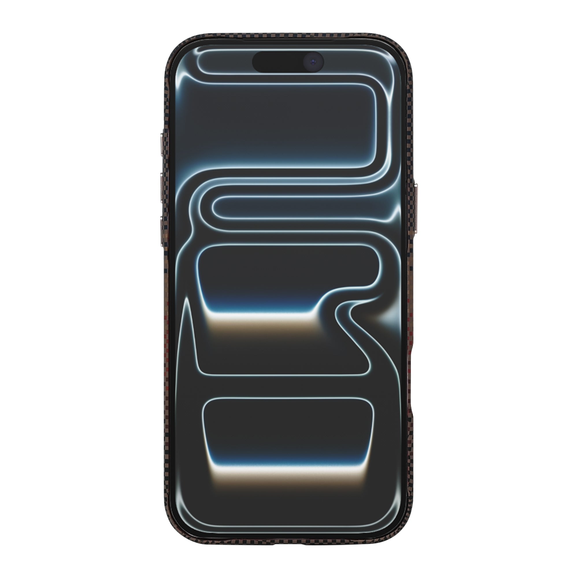 Rixus Alpine Ultra-Slim Case With MagSafe Compatible RXA130 For Apple iPhone 17 Pro Stripe Brown