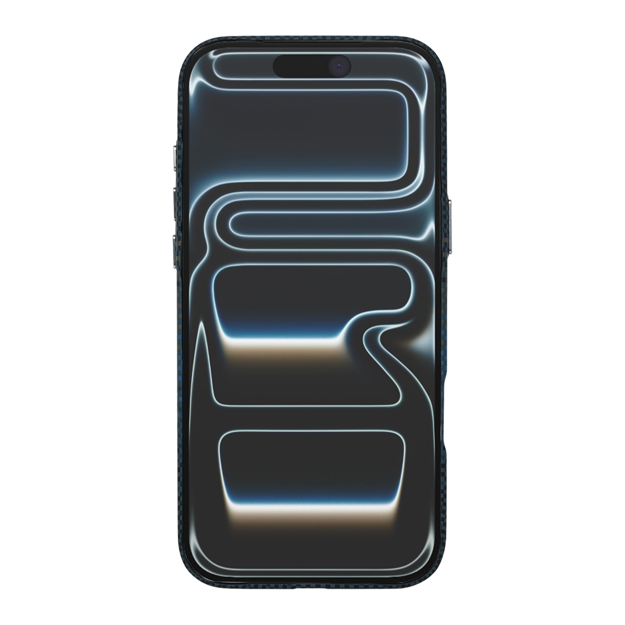 Rixus Alpine Ultra-Slim Case With MagSafe Compatible RXA131 For Apple iPhone 17 Pro Stripe Blue