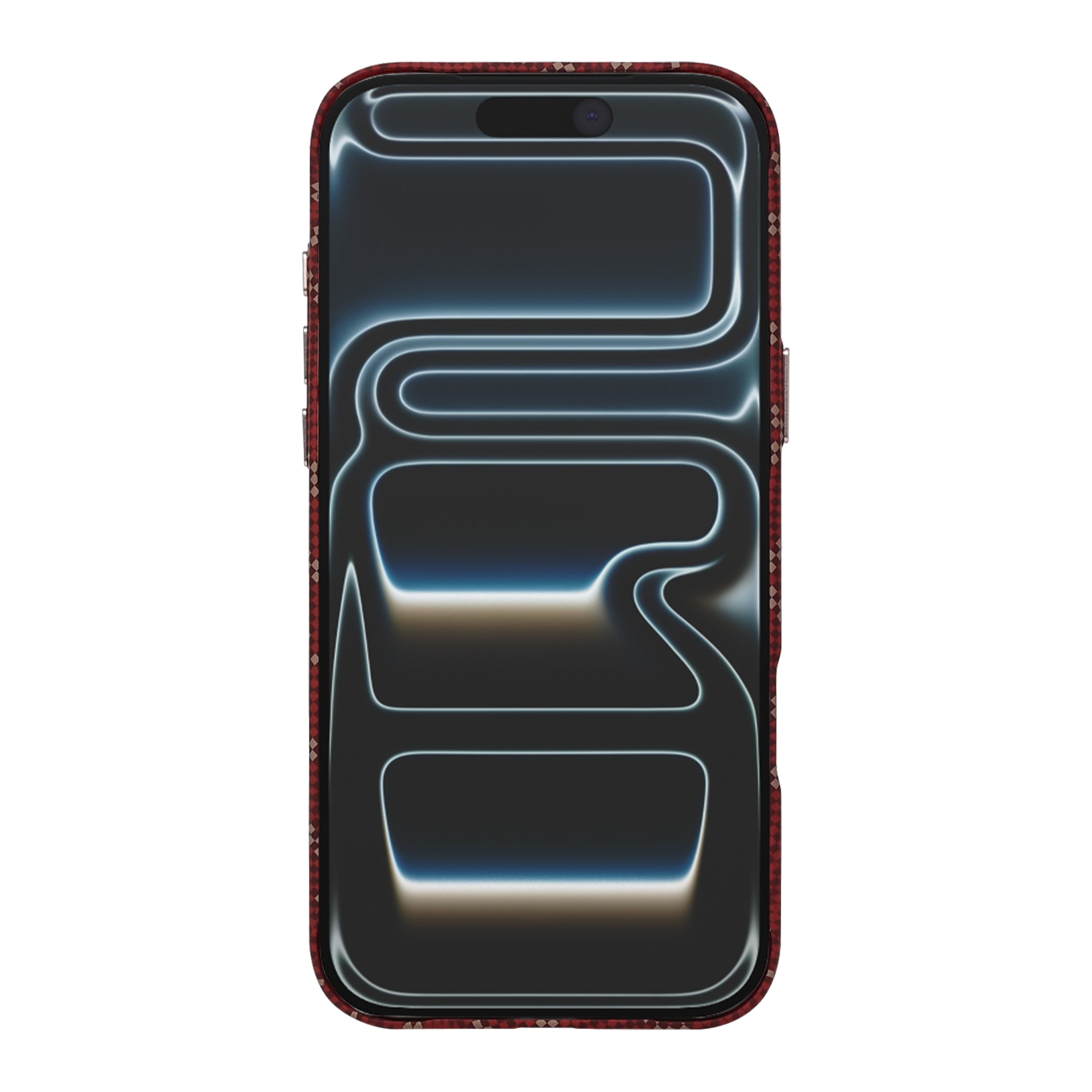 Rixus Alpine Ultra-Slim Case With MagSafe Compatible RXA093 For Apple iPhone 17 Pro Cherry Red
