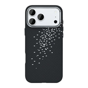Rixus Alpine Ultra-Slim Case With MagSafe Compatible RXD022 For Apple iPhone 17 Pro Max Galaxy Black