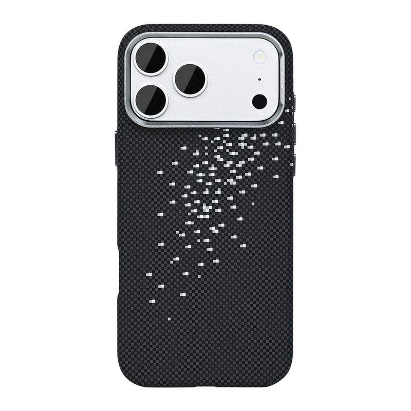 Rixus Alpine Ultra-Slim Case With MagSafe Compatible RXD022 For Apple iPhone 17 Pro Max Galaxy Black