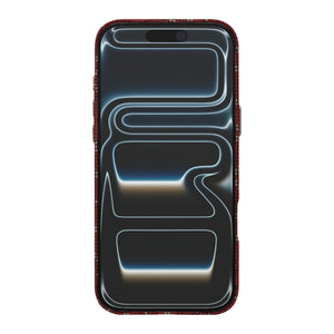 Rixus Alpine Ultra-Slim Case With MagSafe Compatible RXA093 For Apple iPhone 17 Pro Max Cherry Red