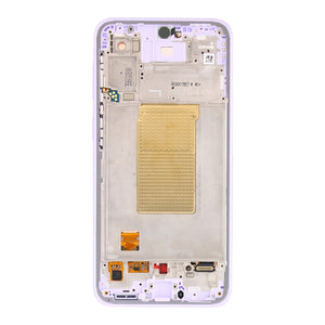 Samsung Galaxy A37 A376B Display And Digitizer With Frame Light Violet Service Pack