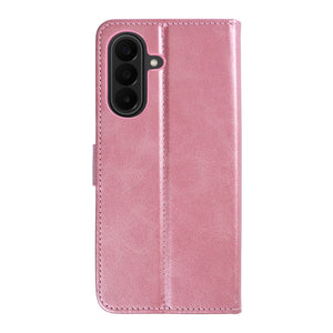 Rixus Bookcase For Samsung Galaxy A27 Pink