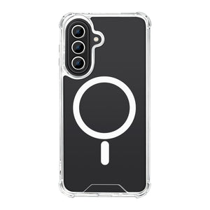 Rixus Anti-Burst Case With MagSafe Compatible For Samsung Galaxy A27 Transparent