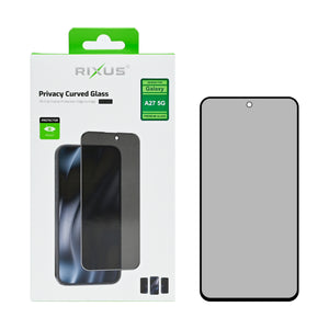 Rixus Privacy Full Curved Edge Tempered Glass For Samsung Galaxy A27