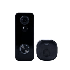 2K WiFi Video Doorbell J9 Plus Black