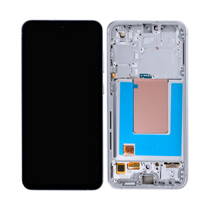 Samsung Galaxy S24 FE S721B Display And Digitizer With Frame Silver Hard-OLED