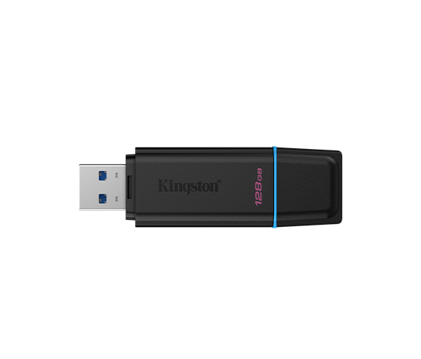 Kingston 128GB DataTraveler Exodia USB3.2 Gen 2 Flash Drive Black And Blue