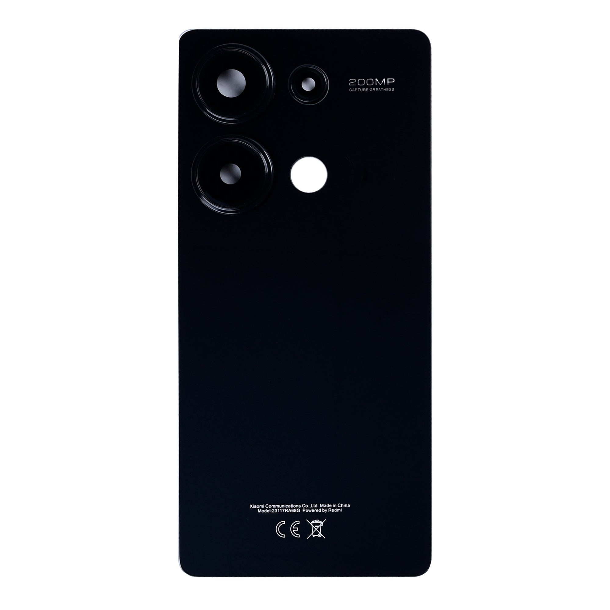 Xiaomi Redmi Note 13 Pro 4G Back Cover With Lens Black OEM