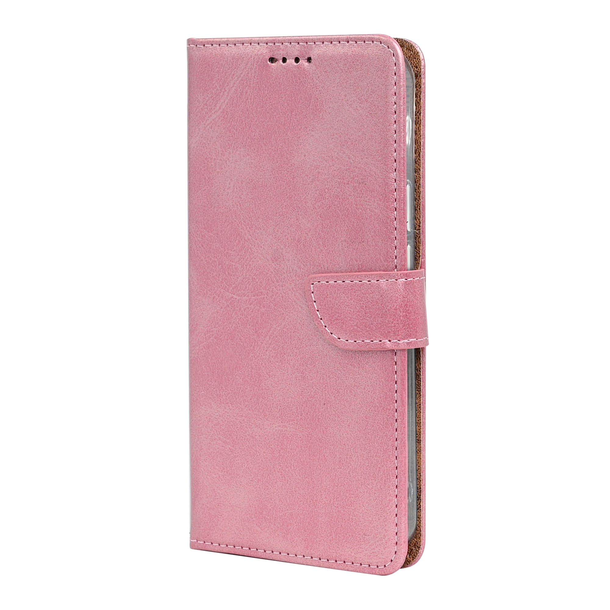 Rixus Bookcase For Samsung Galaxy S26 FE Pink