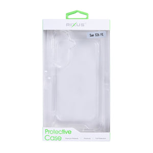 Rixus Anti-Burst Case For Samsung Galaxy S26 FE Transparent