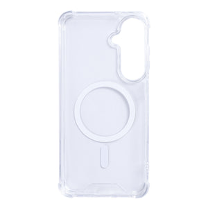 Rixus Anti-Burst Case With MagSafe Compatible For Samsung Galaxy S26 FE Transparent