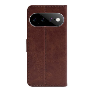 Rixus Bookcase For Google Pixel 11 Brown