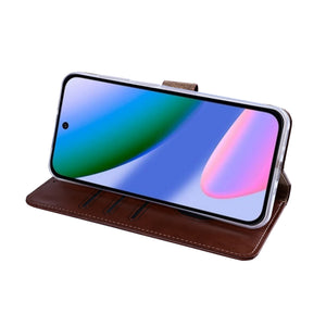 Rixus Bookcase For Google Pixel 11 Brown