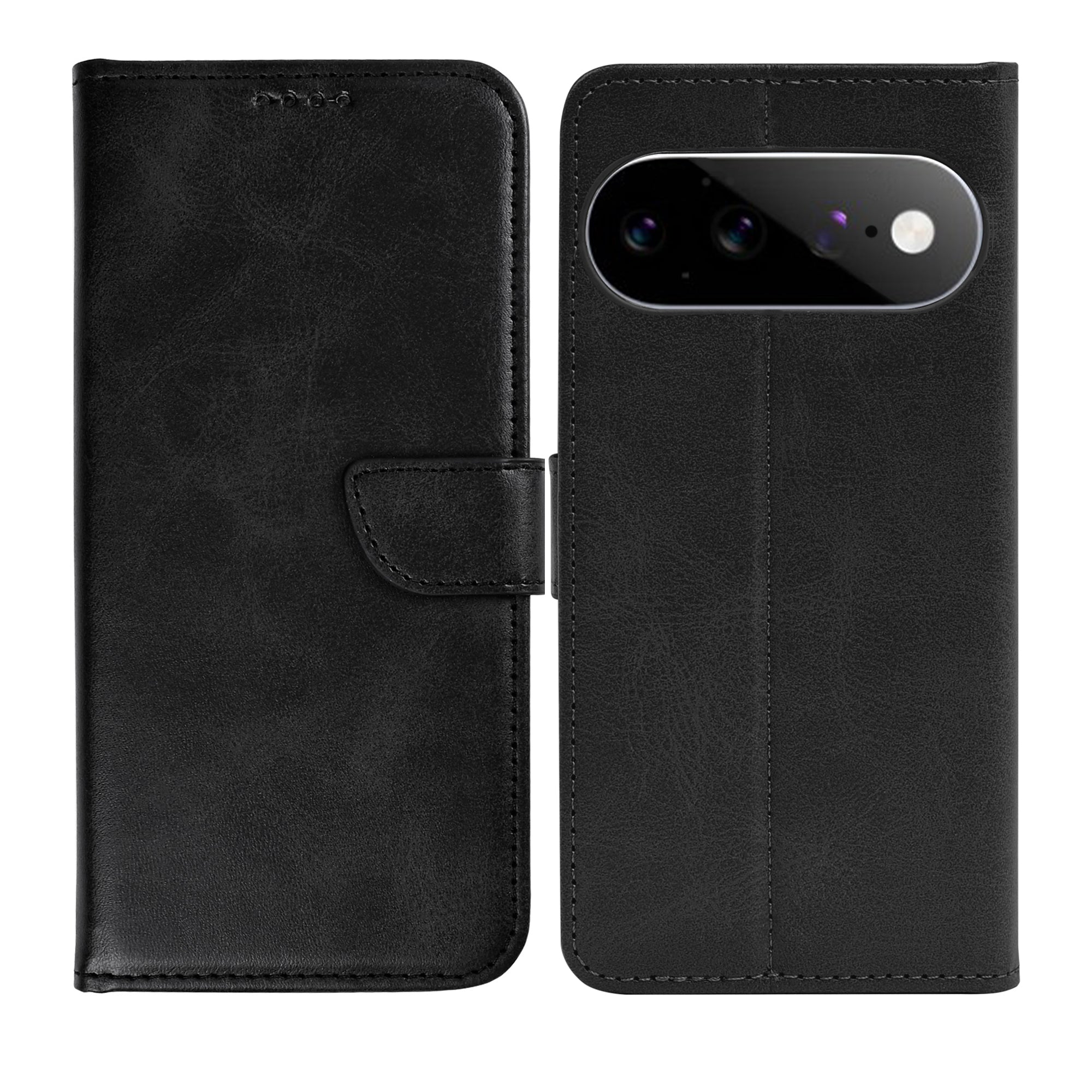 Rixus Bookcase For Google Pixel 11 Black