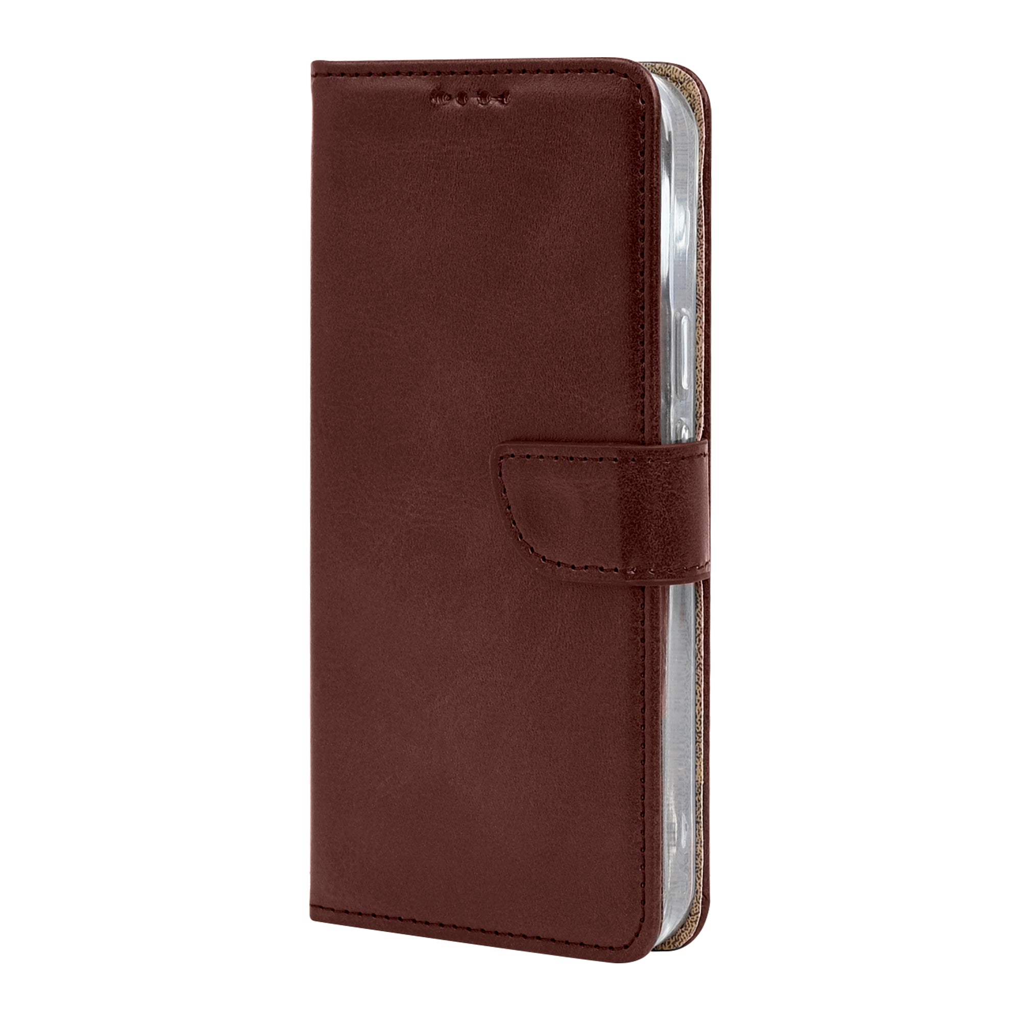 Rixus Bookcase For Google Pixel 11 Pro Brown