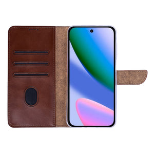 Rixus Bookcase For Google Pixel 11 Pro XL Brown