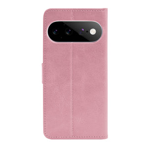 Rixus Bookcase For Google Pixel 11 Pro XL Pink
