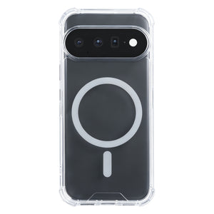 Rixus Anti-Burst Case With MagSafe Compatible For Google Pixel 11 Transparent