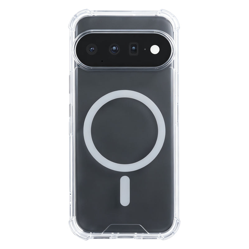 Rixus Anti-Burst Case With MagSafe Compatible For Google Pixel 11 Transparent
