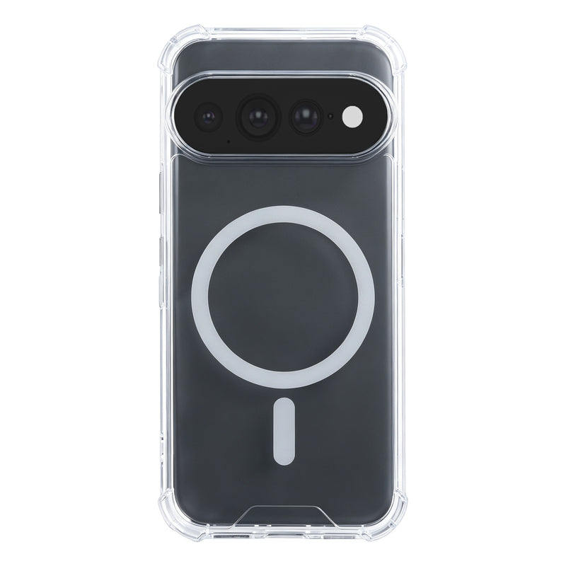 Rixus Anti-Burst Case With MagSafe Compatible For Google Pixel 11 Pro XL Transparent