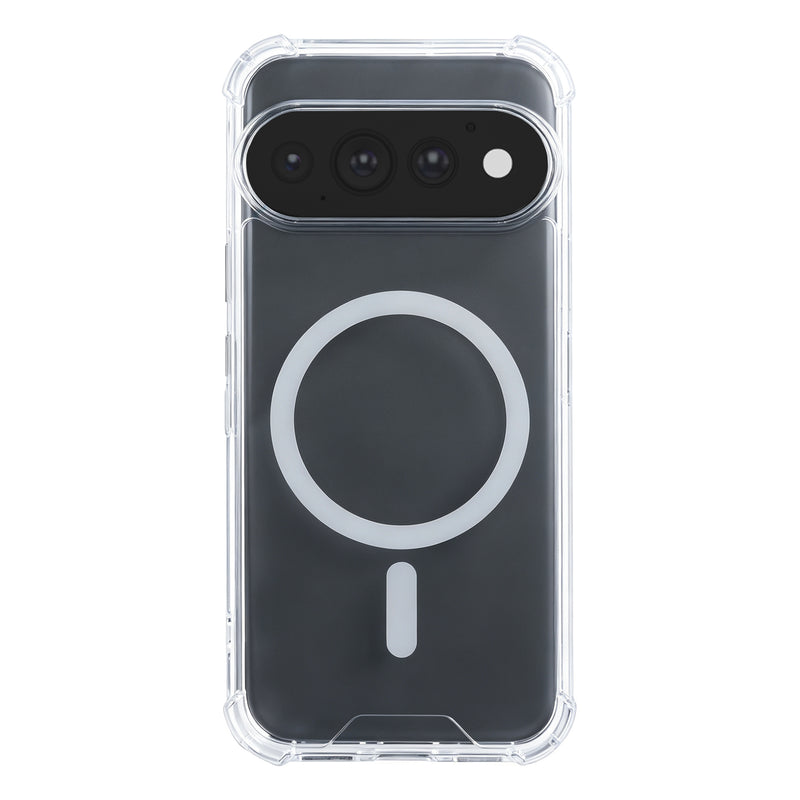 Rixus Anti-Burst Case With MagSafe Compatible For Google Pixel 11 Pro Transparent