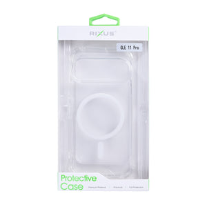 Rixus Anti-Burst Case With MagSafe Compatible For Google Pixel 11 Pro Transparent
