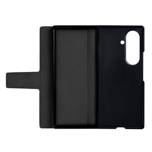 Rixus Wallet Case With Pen Holder For Samsung Galaxy Z Fold8 Ultra Black