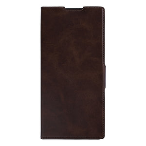 Rixus Wallet Case With Pen Holder For Samsung Galaxy Z Fold8 Ultra Brown