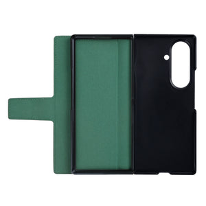 Rixus Wallet Case With Pen Holder For Samsung Galaxy Z Fold8 Ultra Green