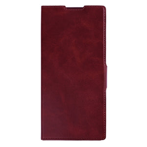 Rixus Wallet Case With Pen Holder For Samsung Galaxy Z Fold8 Ultra Dark Red