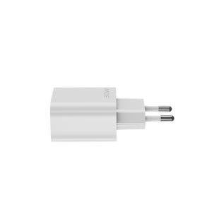 Fast Charging Adapter CH30AC USB-A And USB-C Dual Ports 30W White Retail Box