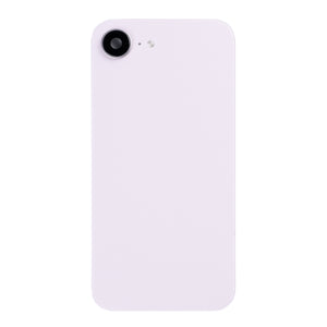 For Apple iPhone 17e Back Glass With NFC, Enlarged Camera Frame Soft Pink Pulled