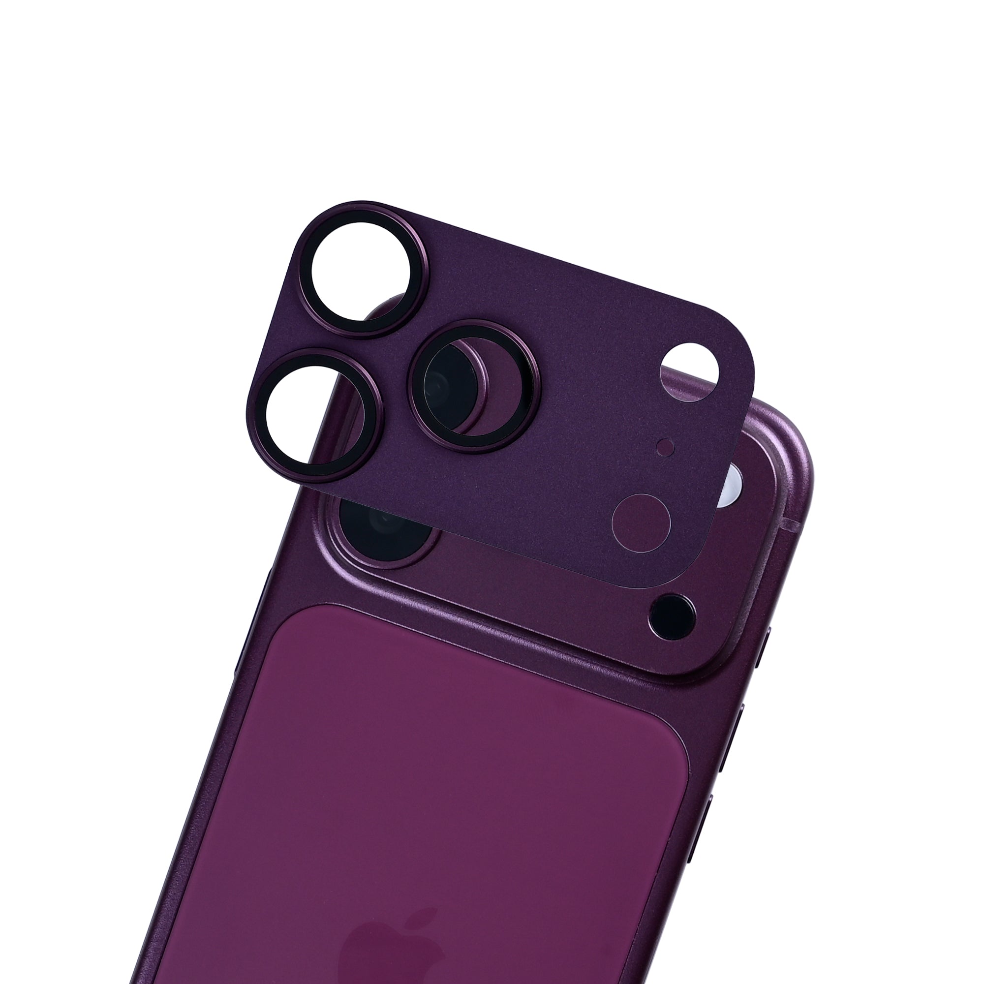Rixus Ultra Clear Camera Protection For Apple iPhone 18 Pro Max Burgundy