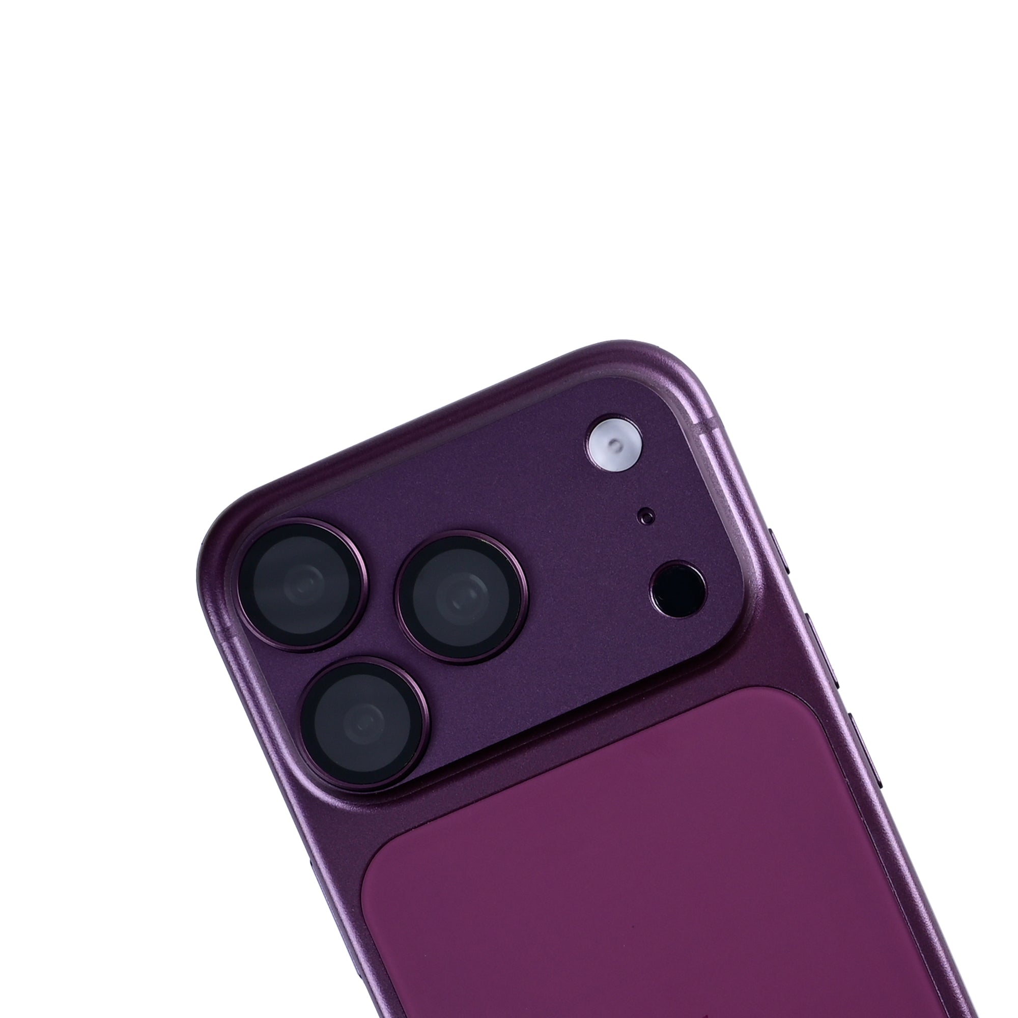 Rixus Ultra Clear Camera Protection For Apple iPhone 18 Pro Max Burgundy
