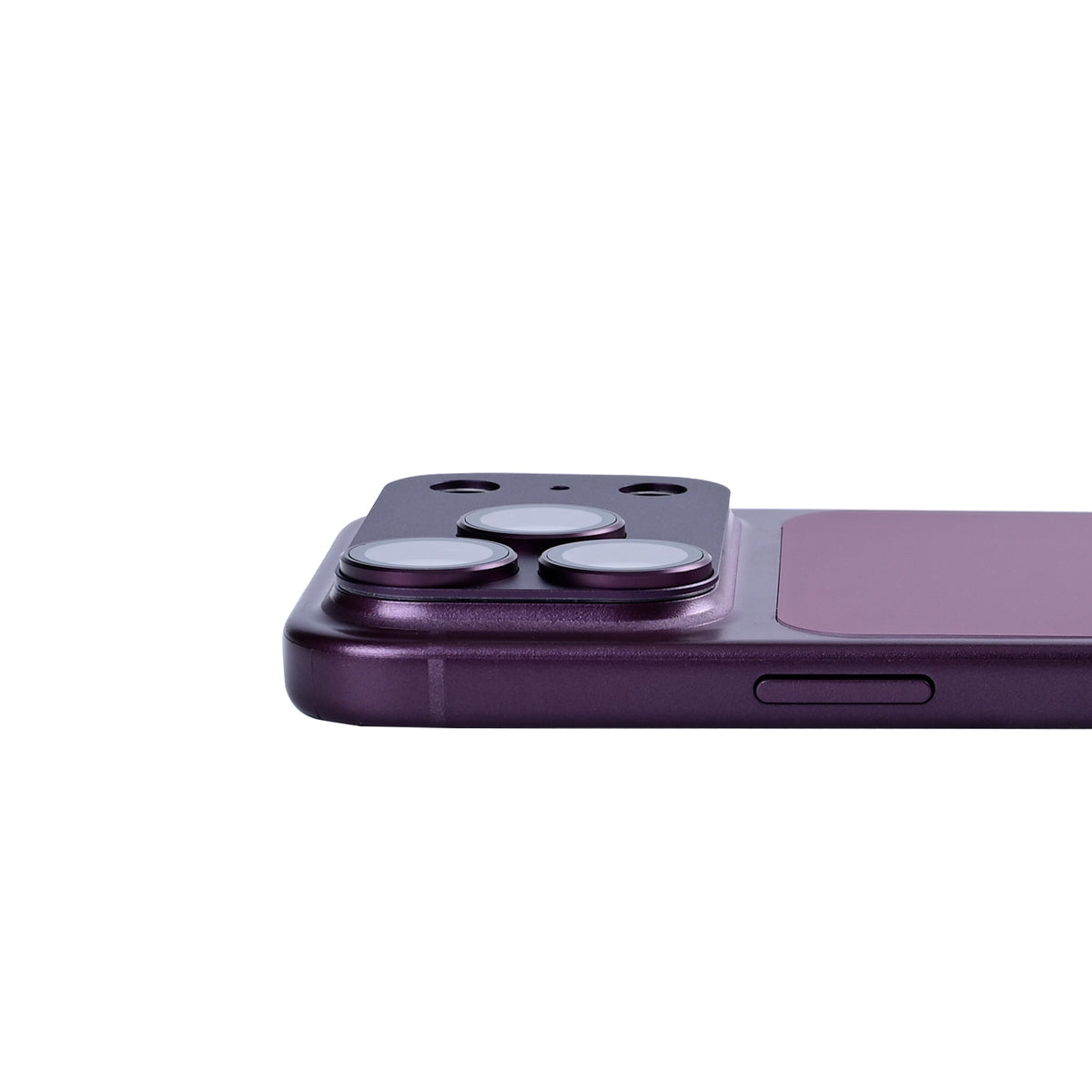 Rixus Ultra Clear Camera Protection For Apple iPhone 18 Pro Max Burgundy