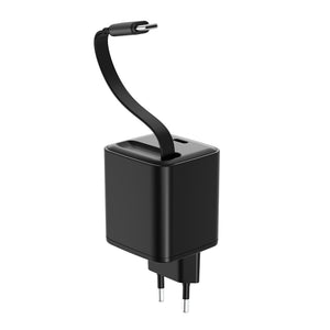 Rixus RXHC10 Charger With Retractable Cable 65W