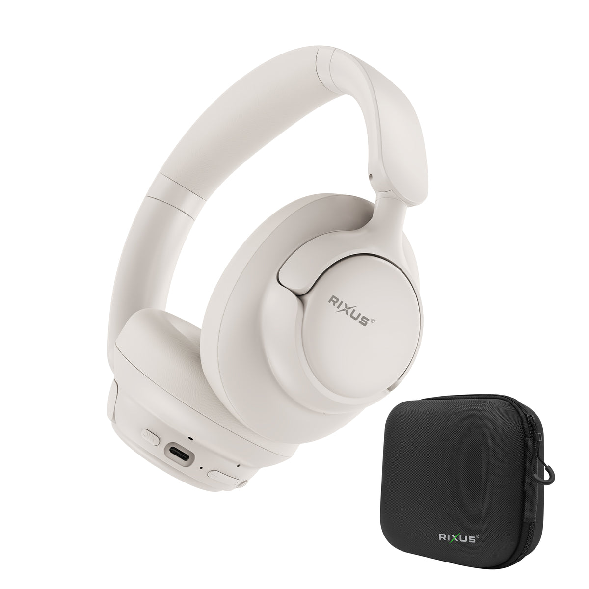 Rixus RXOH01B Zenith Pro Headphones Beige