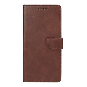 Rixus Bookcase For Apple iPhone 17 Pro, 18 Pro Brown