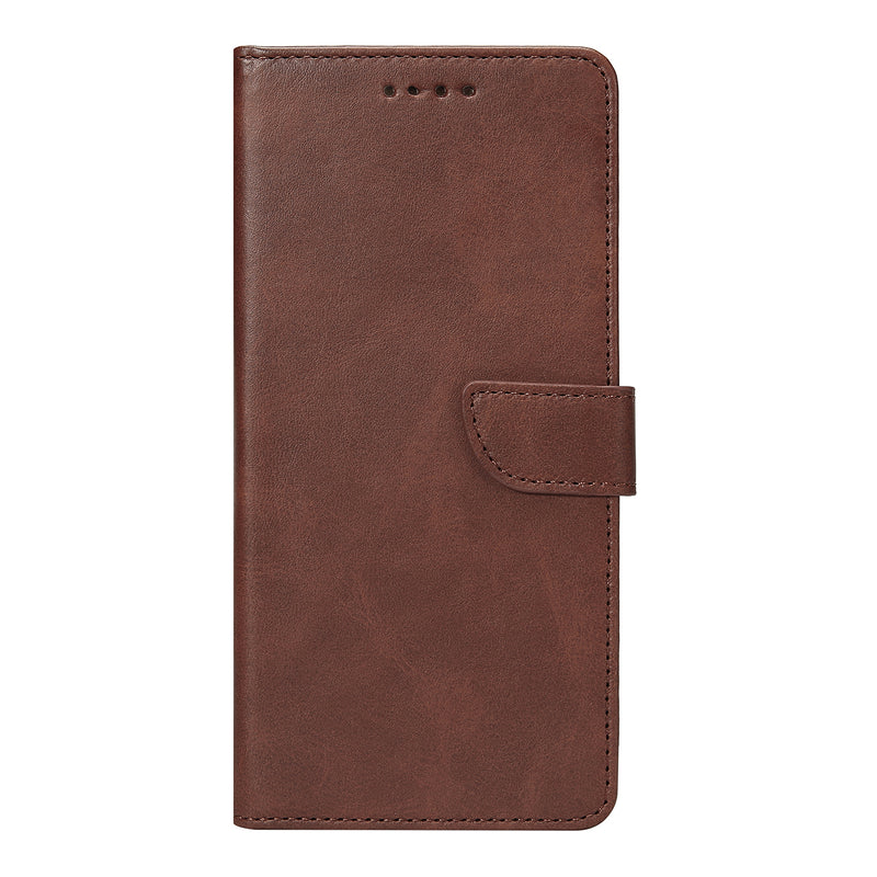 Rixus Bookcase For Apple iPhone 17 Pro, 18 Pro Brown