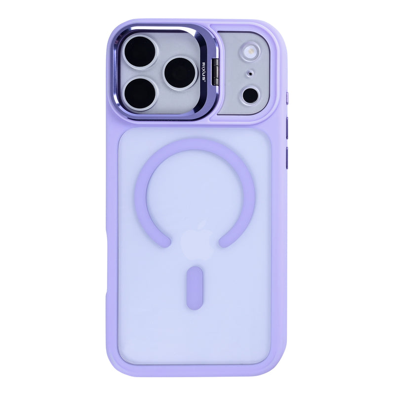 Rixus Classic 03 Case With MagSafe Compatible For Apple iPhone 17 Pro, 18 Pro Light Purple