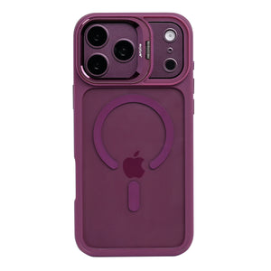 Rixus Classic 03 Case With MagSafe Compatible For Apple iPhone 17 Pro, 18 Pro Dark Pink