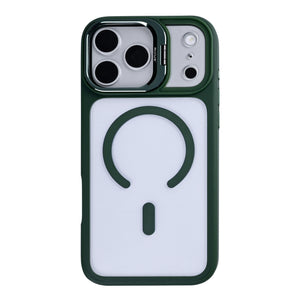 Rixus Classic 03 Case With MagSafe Compatible For Apple iPhone 17 Pro, 18 Pro Dark Green