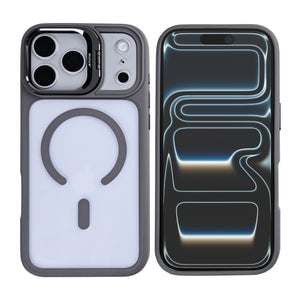 Rixus Classic 03 Case With MagSafe Compatible For Apple iPhone 17 Pro, 18 Pro Titanium Grey