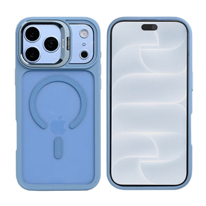 Rixus Classic 03 Case With MagSafe Compatible For Apple iPhone 17 Pro Max, 18 Pro Max Light Blue