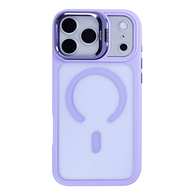 Rixus Classic 03 Case With MagSafe Compatible For Apple iPhone 17 Pro Max, 18 Pro Max Light Purple